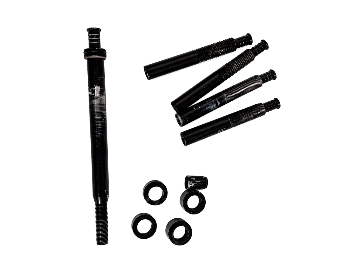 Tailfin Universal Thru Axle und Adapterteile für verschiedene Achssysteme